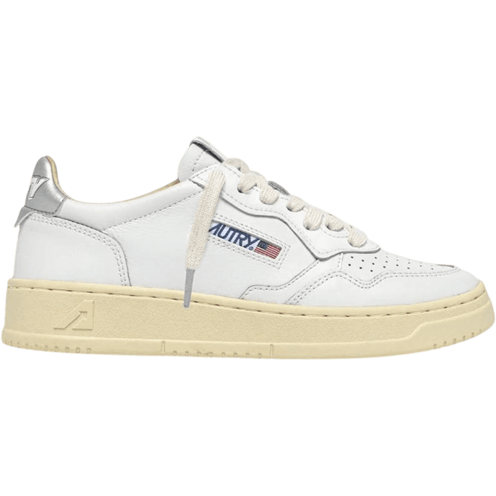 Autry Medalist Low White Silver (Women's)