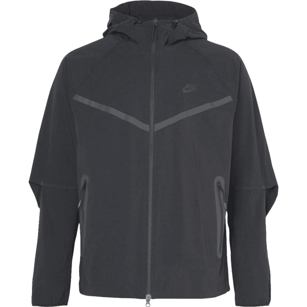NIKE Tech Woven Windrunner Full-Zip Jacket BLACK